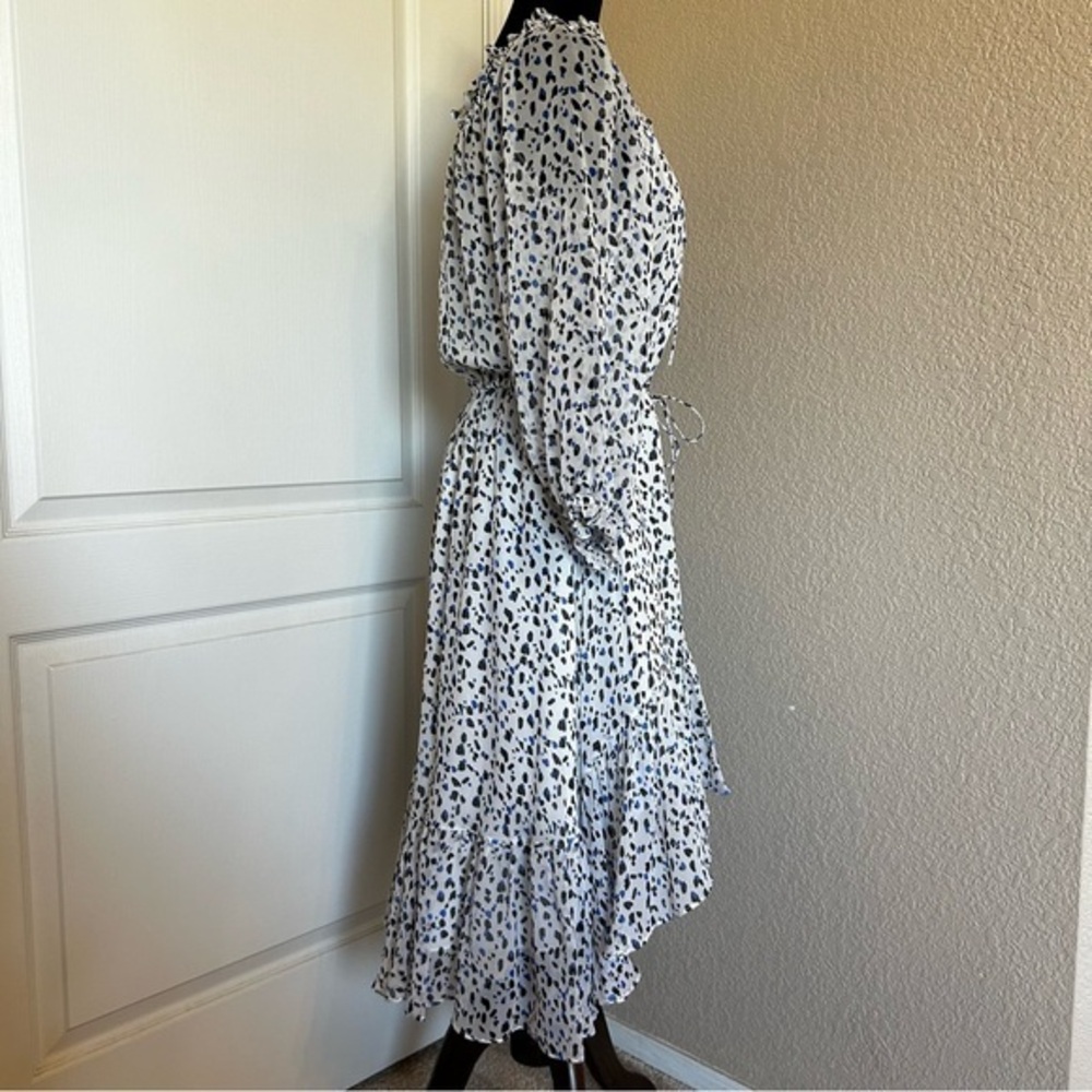 Diane Von Furstenberg Silk high/low Hem Dress Size 4 - Picture 3 of 7